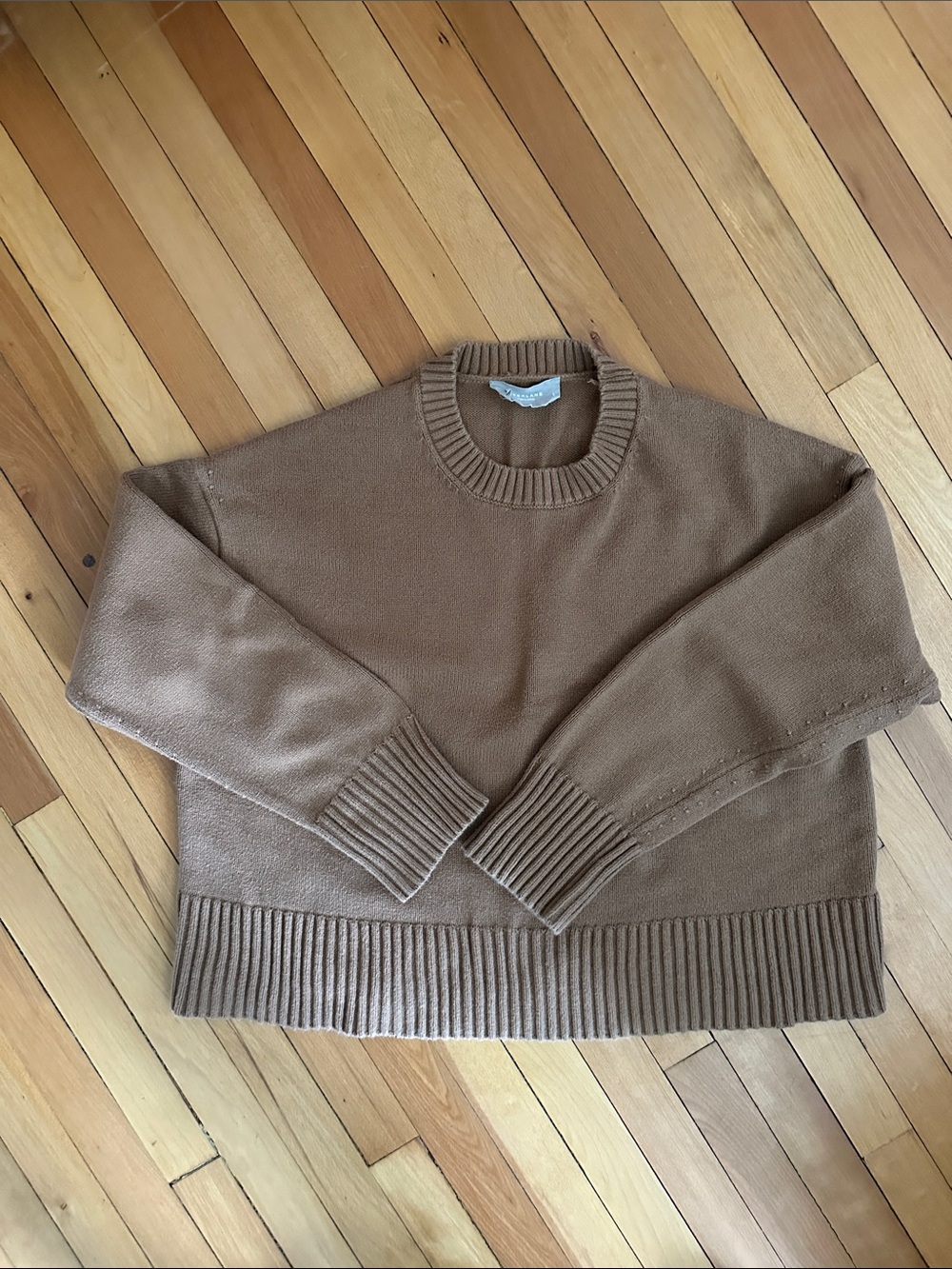 Everlane Warm Camel Crewneck Sweater